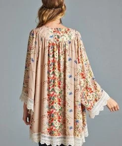 Velzera Steel Magnolia Cardigan - Beige