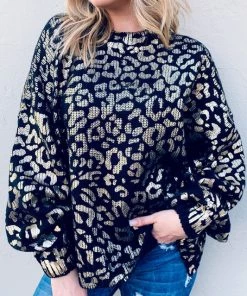 Andthewhy Flawlessly Fierce Sweater - Black- SALE