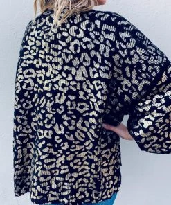 Andthewhy Flawlessly Fierce Sweater - Black- SALE