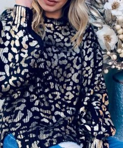 Andthewhy Flawlessly Fierce Sweater - Black- SALE