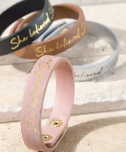 Urbanista What's New She Believed She Could Bracelet - Leather