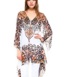 Trendology What's New AHB EXCLUSIVE: Wild Thing Kaftan - Ivory