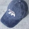 Fashion City What's New Embroidery Mama Bear Baseball Hat - Navy/White