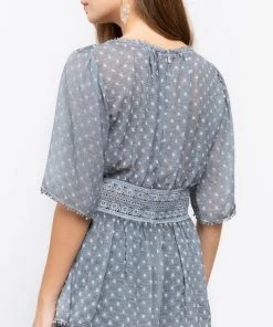 POL Summer Wonderland Top - Grey - SALE