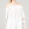 POL My Whole Heart Lace Top - Ivory - SALE
