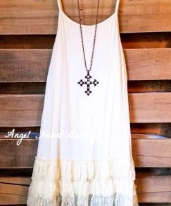 Sassybling What's New AHB EXCLUSIVE: Lovely Life Extender Slip On Dress - Off White