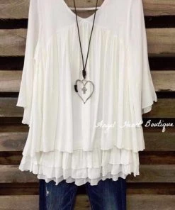 Sassybling What's New AHB EXCLUSIVE: Only Thing That Matters Tunic - Off White