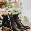 LA SHOE KING My Go To Booties - Black - SALE