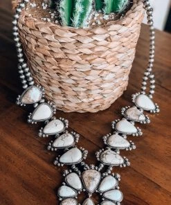 Isac AUTHENTIC TURQUOISE STONE - LUPITA White Necklace What's New