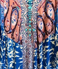 Umgee What's New Streamlined Romance Dress - Dark Denim