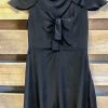 Random Bow Dress - Black - SALE