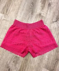 2N1 Apparel Sunshine For Days Shorts - Fuchsia FINAL SALE