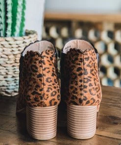 Angel Heart Boutique What's New My Romantic Side Suede Booties - Leopard