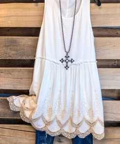 Andree By Unit What's New AHB EXCLUSIVE: Looking Into The Bright Side Dress - Ivory/Taupe