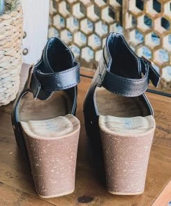 LA SHOE KING My Go To Wedges - Black - SALE