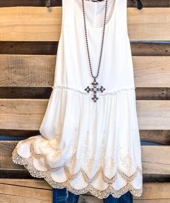 Andree By Unit What's New AHB EXCLUSIVE: Looking Into The Bright Side Dress - Ivory/Taupe