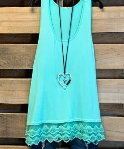 Emerald Extender: Slip On Tank/Tunic - Mint