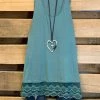 Emerald Extender: Slip On Tank/Tunic - Antique Blue