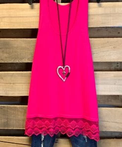 Emerald Extender: Slip On Tank/Tunic - Hot Pink What's New