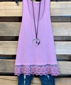 Emerald Best Sellers Extender: Slip On Tank/Tunic - Lilac