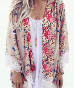 Velzera Steel Magnolia Cardigan - Beige