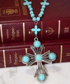 Angel Heart Boutique Love Like Mine Necklace - Turquoise What's New