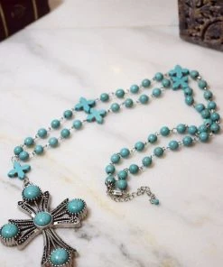 Angel Heart Boutique Love Like Mine Necklace - Turquoise What's New
