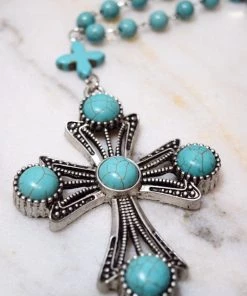 Angel Heart Boutique Love Like Mine Necklace - Turquoise What's New