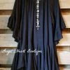 Sassybling What's New AHB EXCLUSIVE: The It Girl Oversized Loose Fitting Tunic - Black