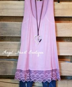 Emerald Extender: Slip On Tank/Tunic - Lily Lavender