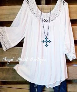 Asha AHB EXCLUSIVE - Feeling Free Tunic - White - SALE