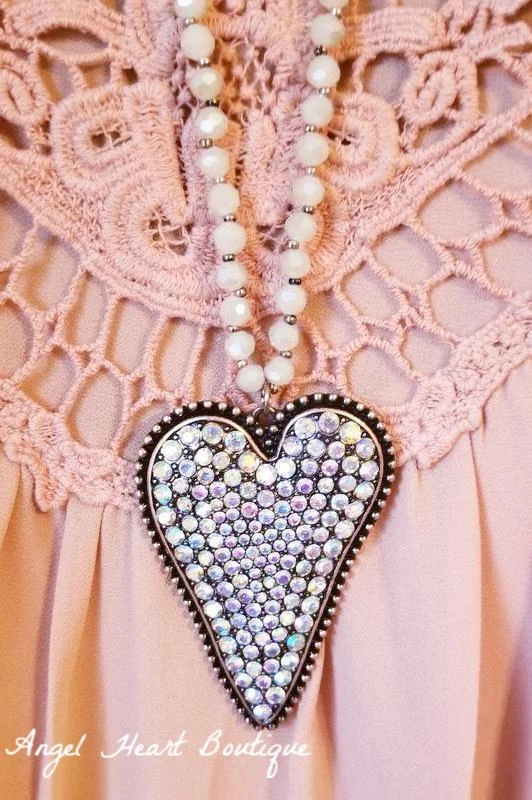 JS World Trading Key To My Heart Necklace - Natural 3 JS World Trading Key To My Heart Necklace - Natural