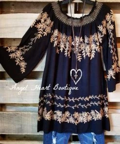 Asha AHB EXCLUSIVE: Fall In Love Tunic - Black What's New