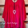 Sassybling AHB EXCLUSIVE - Only Thing That Matters Tunic - Crimson What's New