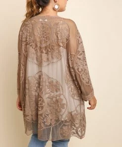 Umgee Love You Always Cardigan - Mocha What's New