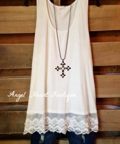 Emerald Extender: Slip On Tank/Tunic - Off White 7 Emerald Extender: Slip On Tank/Tunic - Off White