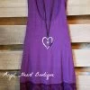Emerald Extender: Slip On Tank/Tunic - Violet