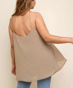 Umgee What's New My Classy Option Top - Taupe